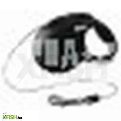 Flexi New Classic zsinóros automata póráz XS 3m 8kg-ig fekete