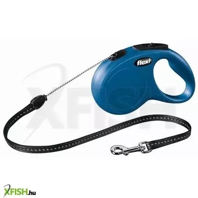 Flexi New Classic zsinóros automata póráz S 5m 12kg-ig kék
