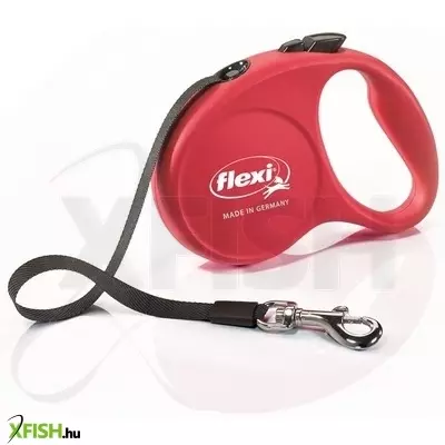 Flexi Fun 5m szalagos automata póráz S 15kg-ig piros
