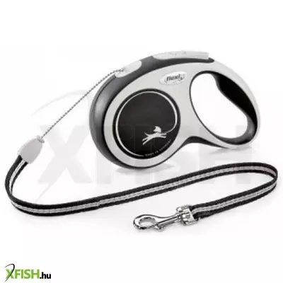 Flexi New Comfort zsinóros automata póráz S 8m fekete