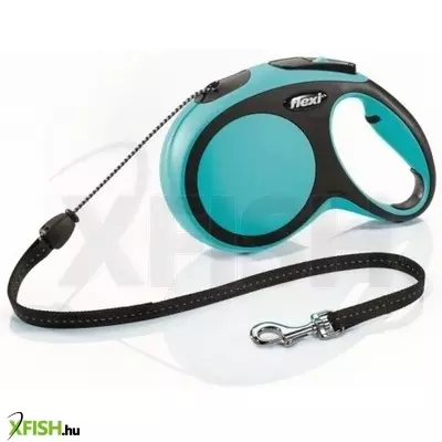 Flexi New Comfort zsinóros automata póráz M 8m 20kg-ig kék