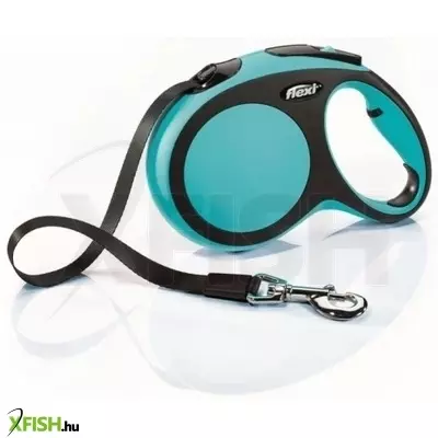 Flexi New Comfort szalagos automata póráz L 5m 60kg-ig kék