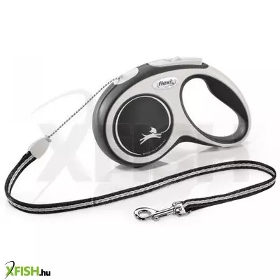 Flexi New Comfort zsinóros automata póráz S 5m fekete