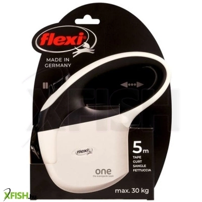 Flexi One Szalagos Póráz 5m Fekete Fehér