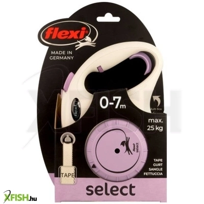 Flexi Select Szalagos Póráz 7m Világos Lila