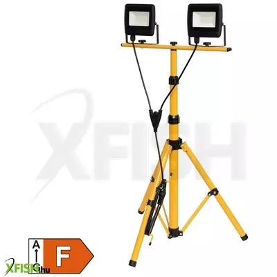 home fll stand 2/30 állványos led fényvető, 0,8 - 1,7 m, 2 x 30 w, 2 x 2400 lm, kül- és beltéri