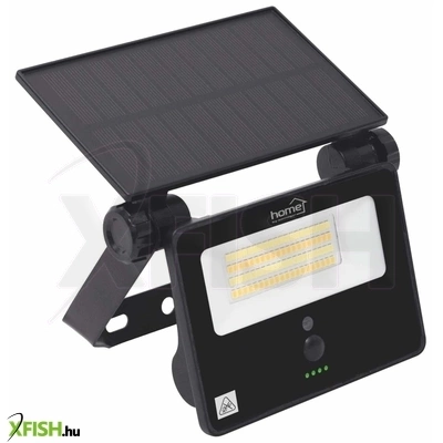 Home flp1101solar napelemes LED reflektor, 28 db smd led, 1100 lumen, 3 féle színhőmérséklet, mozgásérzékelő, távirányító, ip65