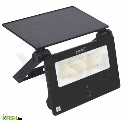 Home flp1801solar napelemes LED reflektor, 80 db smd led, 1800 lumen, 3 féle színhőmérséklet, mozgásérzékelő, távirányító, ip65