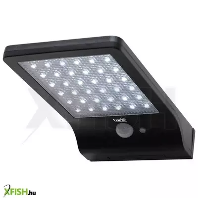 Home flp300solar napelemes LED reflektor, 300 lm, pir mozgásérzékelő, 120° 5m, 36 db hidegfehér smd led, energiatakarékos, műanyag, ip44