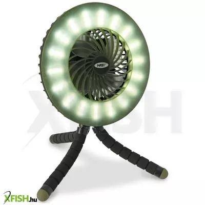 Ngt Dynamic Fan Bivvy Light Ventilátoros Sátor Lámpa 17x17x6cm