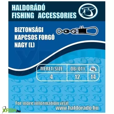 Haldorádó Biztonsági Kapcsos Forgó - Kicsi (S) 12db/cs HD-2116-8