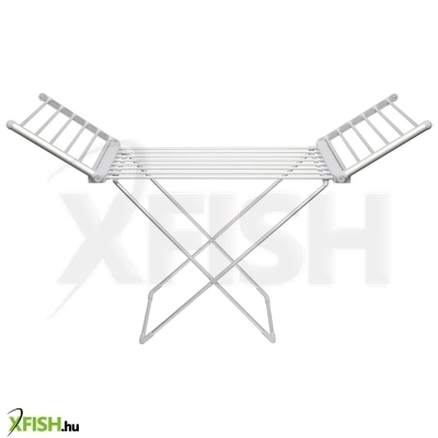 Home ftw11 fűtött, elektromos ruhaszárító, 230 w, alumínium, összecsukható, 50 °c állandó hőmérséklet, vízálló kapcsoló, ipx2