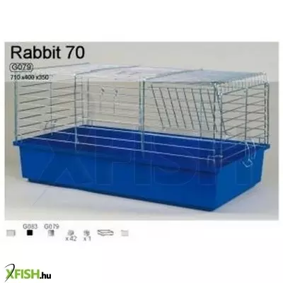 Ketrec Rabbit 70 Krómozott 710x400x350mm