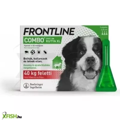 Frontline combo kutya XL 40 kg felett 4 ml 3x