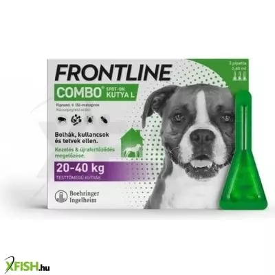 Frontline combo kutya L 20-40 kg 2,68 ml 3x