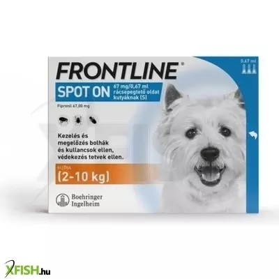 Frontline spot on S kutya 2-10 kg 3x