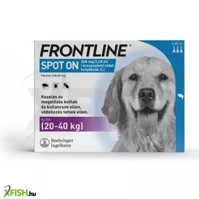 Frontline spot on L kutya 20-40 kg 3x