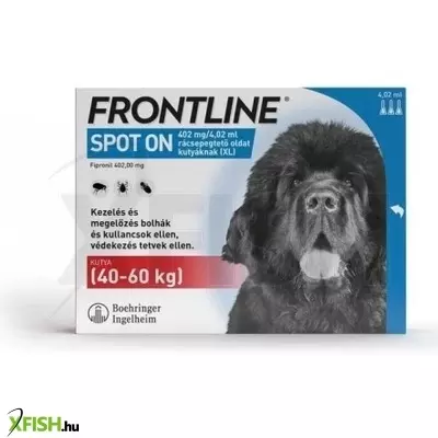 Frontline spot on XL kutya 40 kg felett 3x