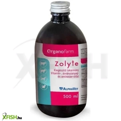 Organofarm Zolyte Vitamin Ásványianyag Aminosav Oldat 500ml