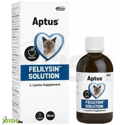 Aptus Felilysin Lizin Oldat Táplálékkiegészítő Macskák Részére 50ml