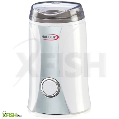 Hauser g-732 daráló, 150 w, 50 g kapacitás, kábeltartó, rozsdamentes acél kés, fehér színű