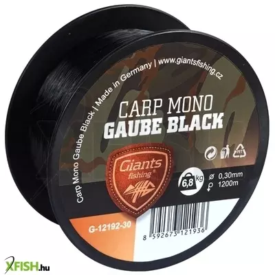 Giants Fishing Carp Mono Gaube Black Monofil Zsinór 1000m 0.40mm 8.7Kg