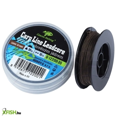 Giants Fishing Carp Line Leadcore Ólombetétes Zsinór Barna 35Lbs 10m