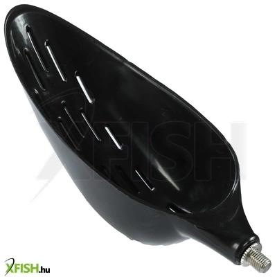 Giants Fishing Baiting Spoon Etetőlapát Fej Menetes lyukakkal Fekete 23cm 1db/csomag