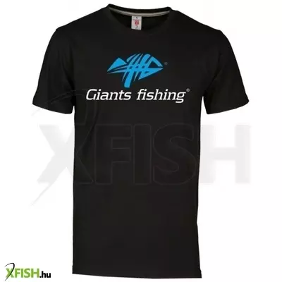 Giants Fishing fekete póló L