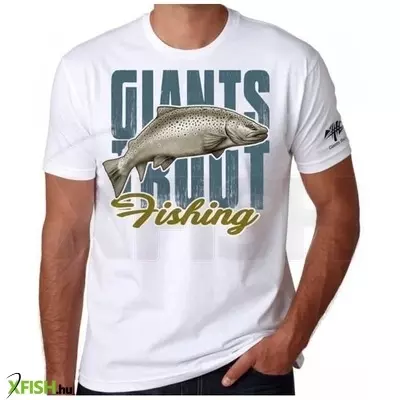 Giants Fishing pisztrángos póló M