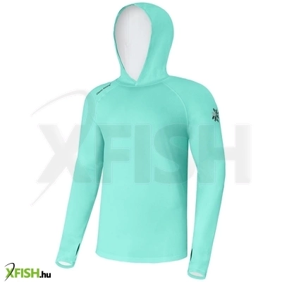 Giants Fishing Uv50+Hoodie Blue Horgász Póló S