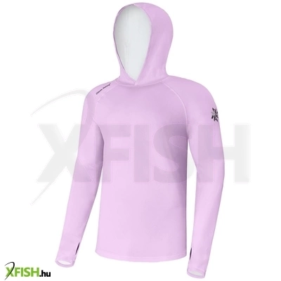 Giants Fishing Uv50+Hoodie Purple Horgász Póló Xs