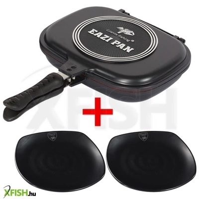 Giants Fishing Akciós Eazi Medium Főzőserpenyő + 2db Horgász Tányér
