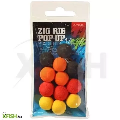 giants fishing lebegő hab zig-rig bojli zig rig pop-up 10mm mix color, 12db