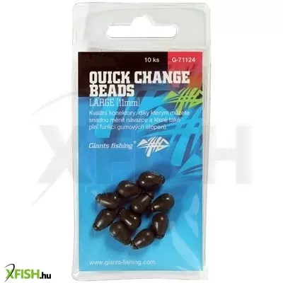 Giants Fishing Quick Change Beads Gumigyöngy L 11 mm 10 db/csomag