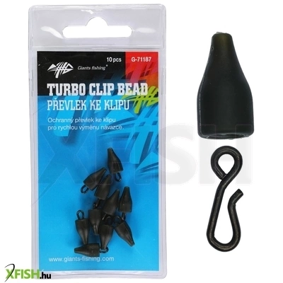 Giants Fishing Turbo Beads Gyorscsere Klipsz 10db/csomag