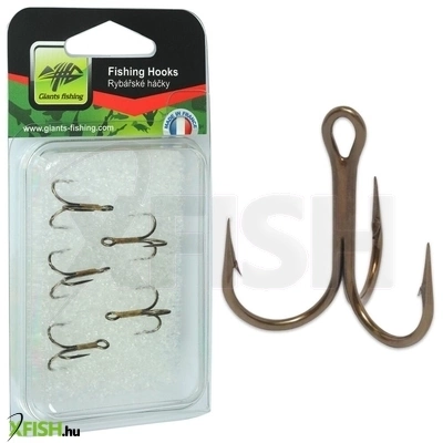 Giants Fishing X1 Strong Hármashorog 8-as 5db/csomag