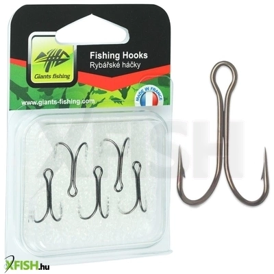 Giants Fishing X1 Strong Dupla Horog 8-as 5db/csomag