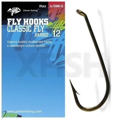 Giants Fishing Classic Fly Legyező Horog 12-es 20db/csomag