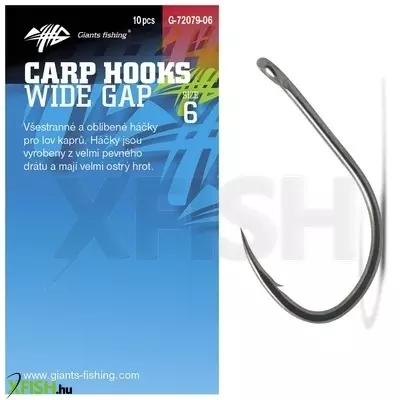 Giants Fishing Wide Gap Bojlis Horog 4-es 10db/csomag