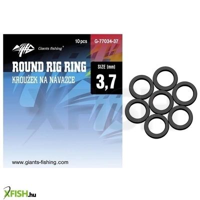 giants fishing round rig ring gyűrűk 3.7mm 10db/csomag