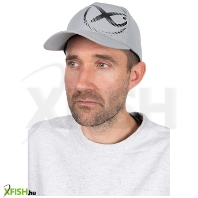 Matrix Large Print Cap Light Grey Baseball Sapka