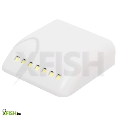 Home gls7 nyitásérzékelős bútorlámpa, 7db hidegfehér smd led, automatikus kapcsolás, közelítés érzékelő, elemes tápellátás