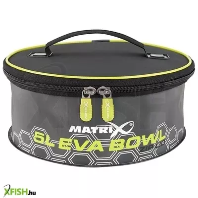matrix EVA 5L Bowl / Zip Lid Cipzáras Csalis keverőedény