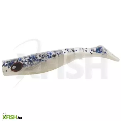 Mistrall Dominator Kék Szürke Csillám Gumihal 65mm 5,2Gr 20db/csomag