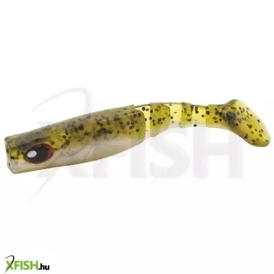 Mistrall Dominator Zöld Fehér Csillám Gumihal 65mm 5,2Gr 20db/csomag