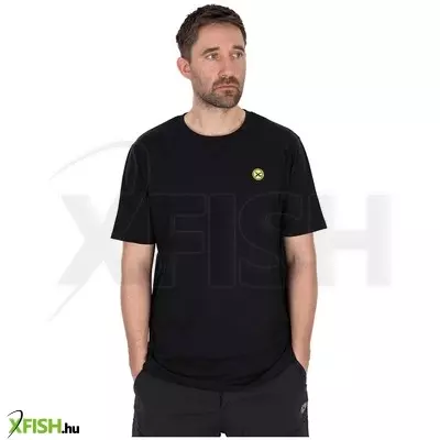 Mátrix Black Mini Logo T Shirt Horgász Póló Fekete L