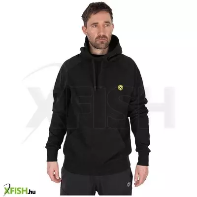 Mátrix Black Marl Hoody Kapucnis Horgász Pulóver Fekete S