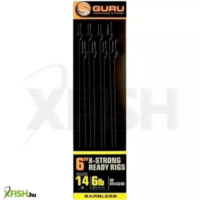 Guru Xs Carp Pole Rig Előkötött Pontyozó Horog 6'' Size 18 (0,13Mm)