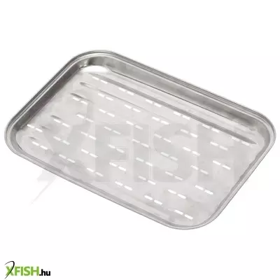 Home grt07 bbq rozsdamentes fém tálca, 345×242×25mm
